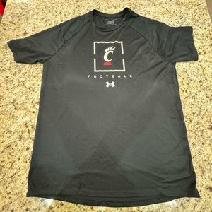 Under Armour University of Cincinnati T-Shirt The Tech Tee LG Black